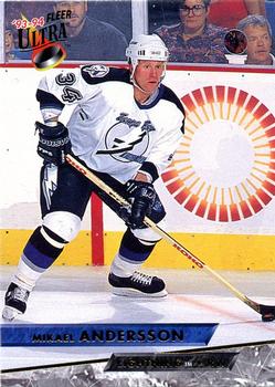 #421 Mikael Andersson - Tampa Bay Lightning - 1993-94 Ultra Hockey