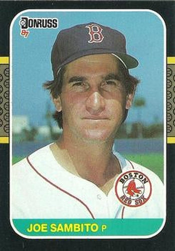 #421 Joe Sambito - Boston Red Sox - 1987 Donruss Baseball