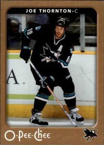 #421 Joe Thornton - San Jose Sharks - 2006-07 O-Pee-Chee Hockey