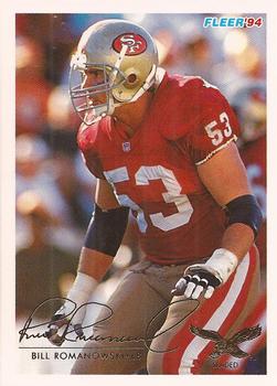 #421 Bill Romanowski - Philadelphia Eagles - 1994 Fleer Football