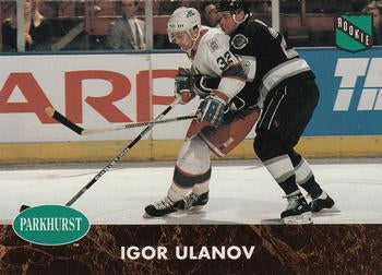 #421 Igor Ulanov - Winnipeg Jets - 1991-92 Parkhurst Hockey