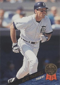#421 Alan Trammell - Detroit Tigers - 1993 Leaf Baseball