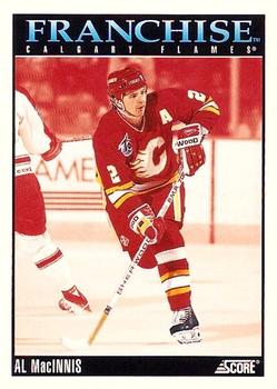 #421 Al MacInnis - Calgary Flames - 1992-93 Score USA Hockey