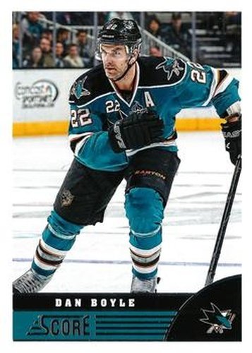 #421 Dan Boyle - San Jose Sharks - 2013-14 Score Hockey