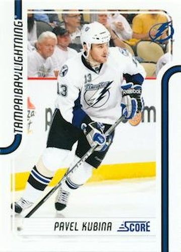 #421 Pavel Kubina - Tampa Bay Lightning - 2011-12 Score Hockey
