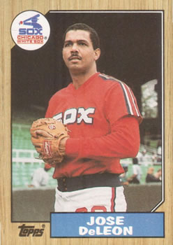 #421 Jose DeLeon - Chicago White Sox - 1987 Topps Baseball