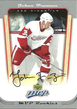 #421 Johan Franzen - Detroit Red Wings - 2005-06 Upper Deck MVP Hockey