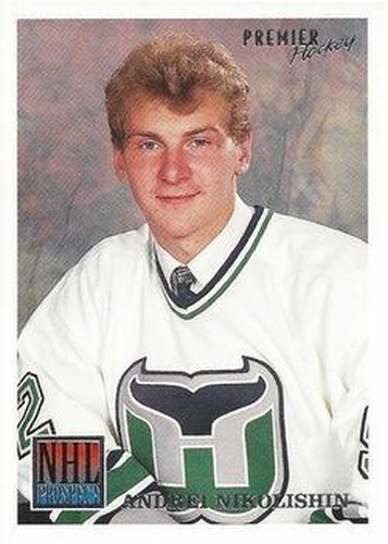 #421 Andrei Nikolishin - Hartford Whalers - 1994-95 Topps Premier Hockey
