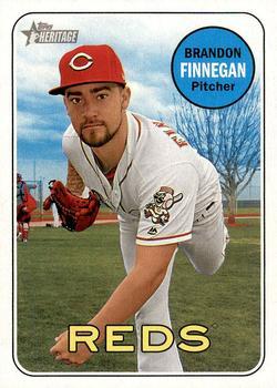 #421 Brandon Finnegan - Cincinnati Reds - 2018 Topps Heritage Baseball