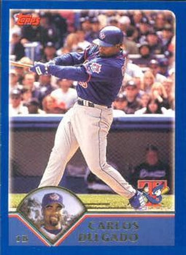 #421 Carlos Delgado - Toronto Blue Jays - 2003 Topps Baseball