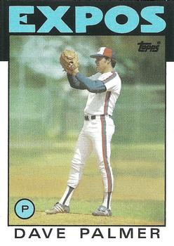 #421 Dave Palmer - Montreal Expos - 1986 Topps Baseball