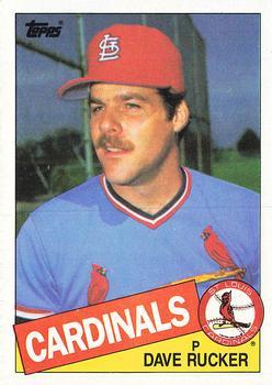 #421 Dave Rucker - St. Louis Cardinals - 1985 Topps Baseball