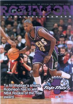 #421 Glenn Robinson / Chris Webber - Milwaukee Bucks / Washington Bullets - 1994-95 Hoops Basketball
