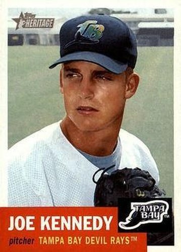 #421 Joe Kennedy - Tampa Bay Devil Rays - 2002 Topps Heritage Baseball