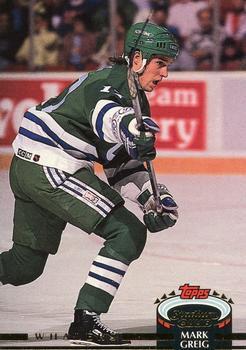 #421 Mark Greig - Hartford Whalers - 1992-93 Stadium Club Hockey