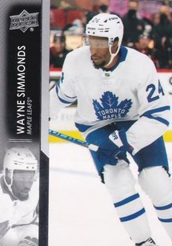#421 Wayne Simmonds - Toronto Maple Leafs - 2021-22 Upper Deck Hockey