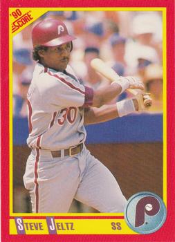 #421 Steve Jeltz - Philadelphia Phillies - 1990 Score Baseball