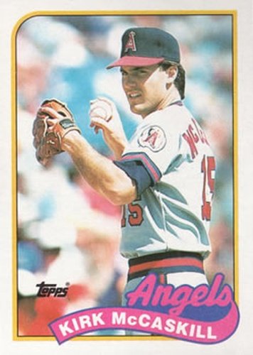 #421 Kirk McCaskill - California Angels - 1989 Topps Baseball