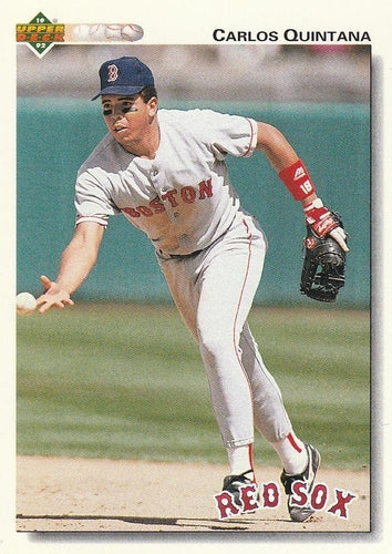 #421 Carlos Quintana - Boston Red Sox - 1992 Upper Deck Baseball