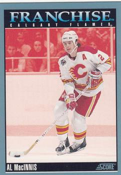 #421 Al MacInnis - Calgary Flames - 1992-93 Score Canadian Hockey