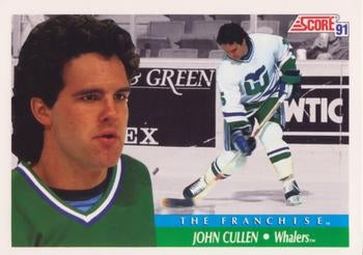 #421 John Cullen - Hartford Whalers - 1991-92 Score American Hockey