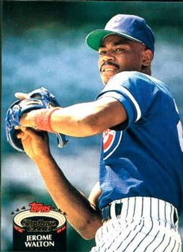 #421 Jerome Walton - Chicago Cubs - 1992 Stadium Club Baseball