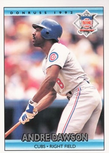 #422 Andre Dawson - Chicago Cubs - 1992 Donruss Baseball