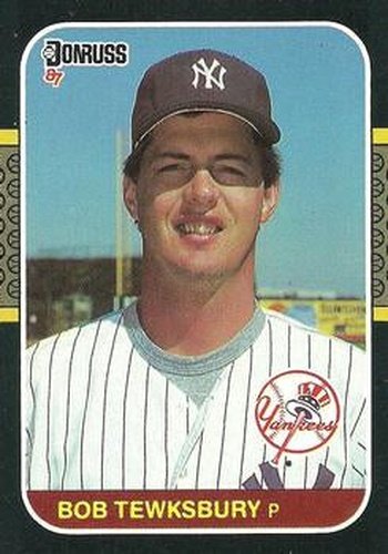 #422 Bob Tewksbury - New York Yankees - 1987 Donruss Baseball