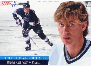 #422 Wayne Gretzky - Los Angeles Kings - 1991-92 Score American Hockey