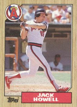 #422 Jack Howell - California Angels - 1987 Topps Baseball