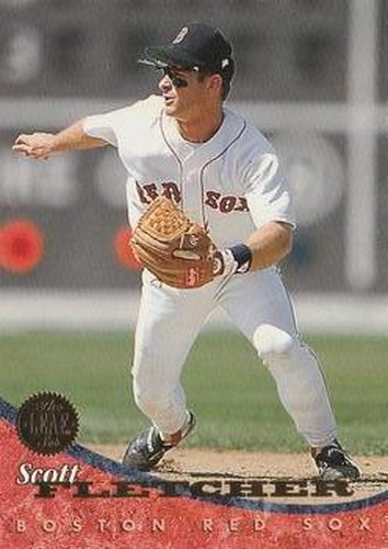 #422 Scott Fletcher - Boston Red Sox - 1994 Leaf Baseball