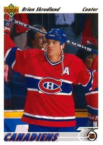 #422 Brian Skrudland - Montreal Canadiens - 1991-92 Upper Deck Hockey