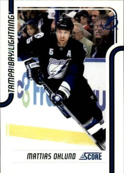 #422 Mattias Ohlund - Tampa Bay Lightning - 2011-12 Score Hockey