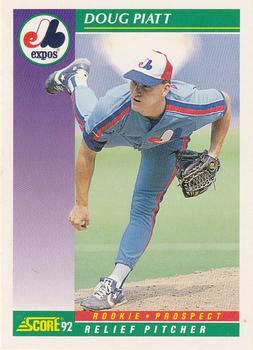 #422 Doug Piatt - Montreal Expos - 1992 Score Baseball