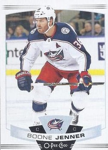 #422 Boone Jenner - Columbus Blue Jackets - 2019-20 O-Pee-Chee Hockey