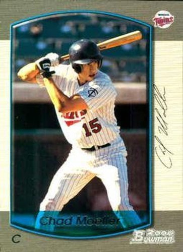 #422 Chad Moeller - Minnesota Twins - 2000 Bowman Baseball