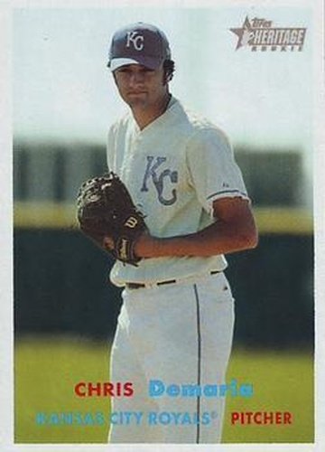 #422 Chris Demaria - Kansas City Royals - 2006 Topps Heritage Baseball