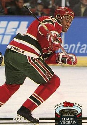 #422 Claude Vilgrain - New Jersey Devils - 1992-93 Stadium Club Hockey