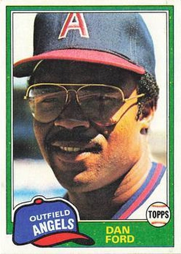 #422 Dan Ford - California Angels - 1981 Topps Baseball