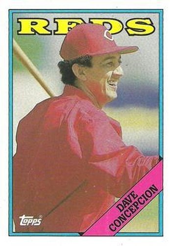 #422 Dave Concepcion - Cincinnati Reds - 1988 Topps Baseball