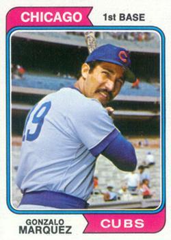 #422 Gonzalo Marquez - Chicago Cubs - 1974 Topps Baseball