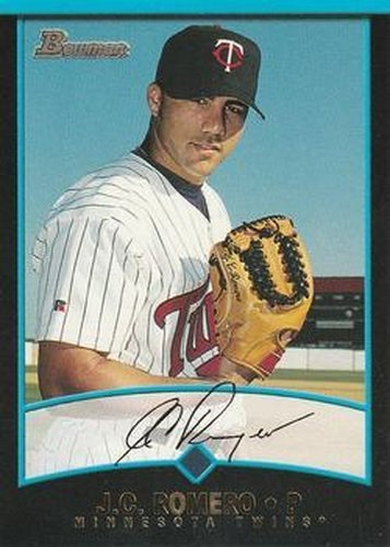 #422 J.C. Romero - Minnesota Twins - 2001 Bowman Baseball