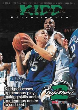 #422 Jason Kidd / Shawn Bradley - Dallas Mavericks / Philadelphia 76ers - 1994-95 Hoops Basketball