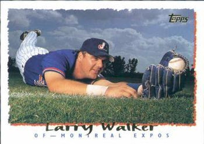 #422 Larry Walker - Montreal Expos - 1995 Topps Baseball