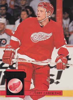 #422 Terry Carkner - Detroit Red Wings - 1993-94 Donruss Hockey
