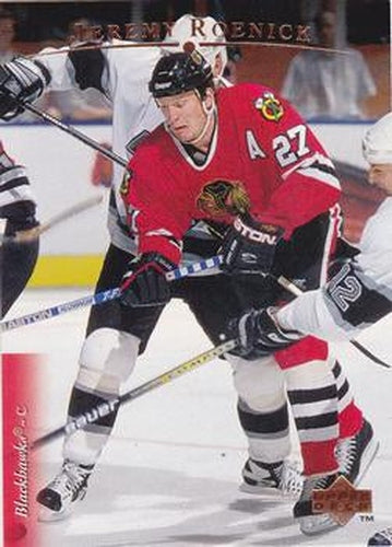 #422 Jeremy Roenick - Chicago Blackhawks - 1995-96 Upper Deck Hockey