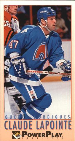 #422 Claude Lapointe - Quebec Nordiques - 1993-94 Fleer PowerPlay Hockey
