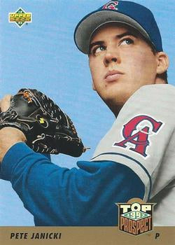 #422 Pete Janicki - California Angels - 1993 Upper Deck Baseball