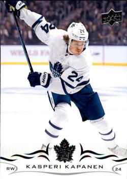 #422 Kasperi Kapanen - Toronto Maple Leafs - 2018-19 Upper Deck Hockey