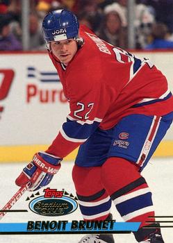 #422 Benoit Brunet - Montreal Canadiens - 1993-94 Stadium Club Hockey